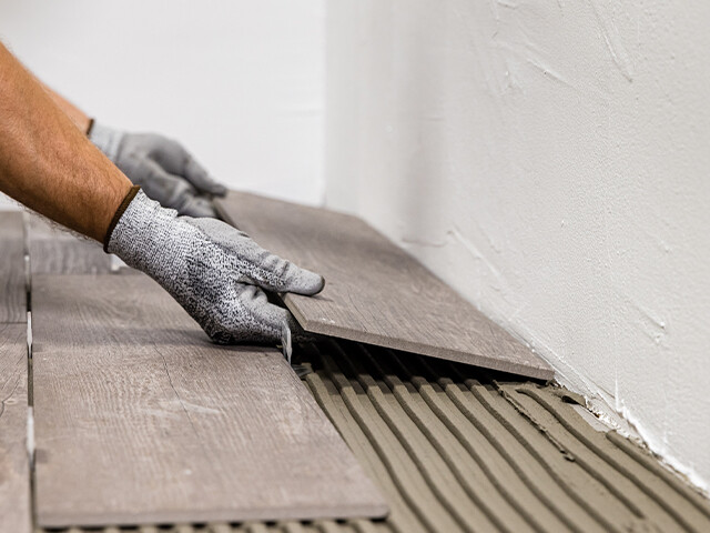 Tile adhesives and grout