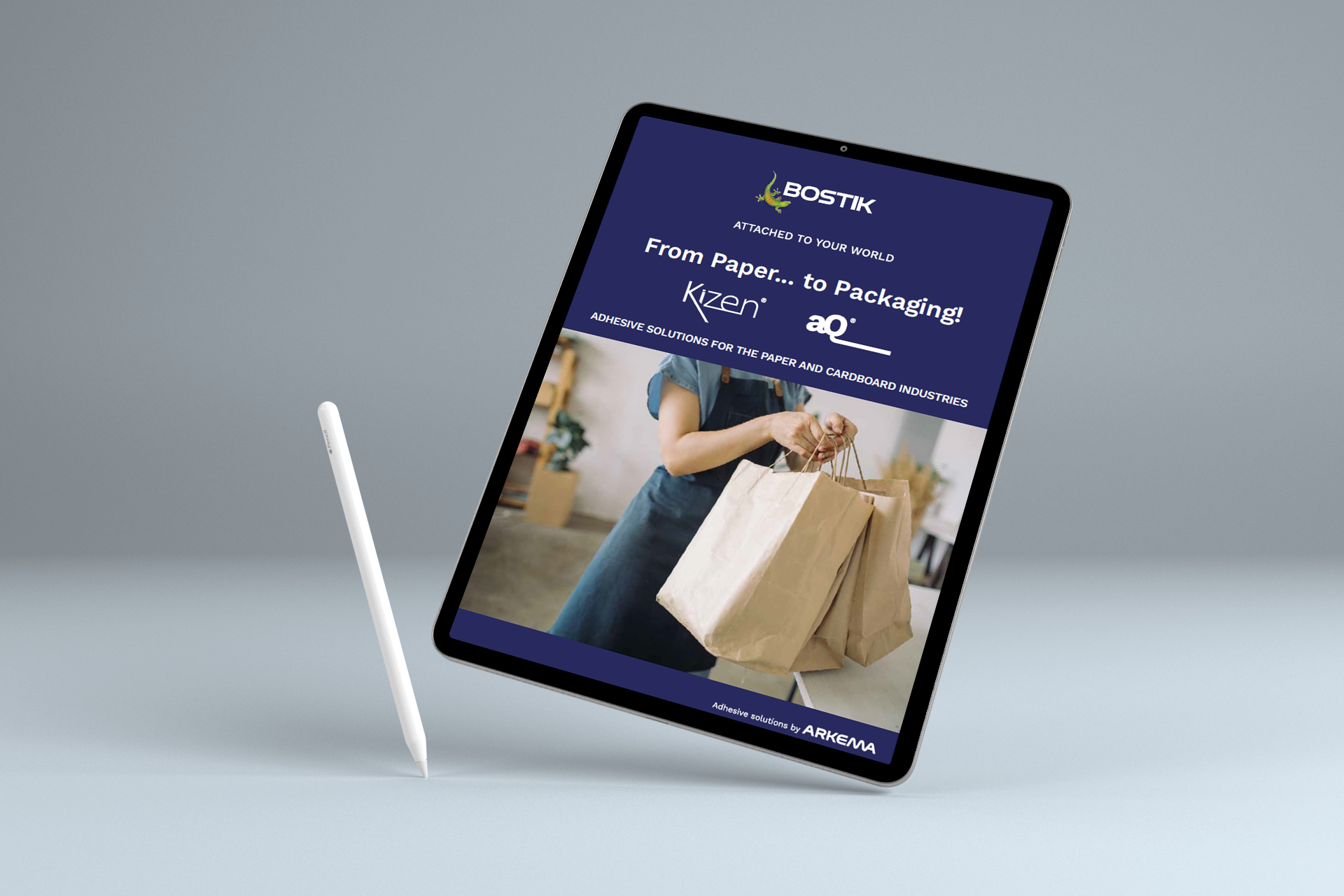 brochure sur les emballages to-go première page